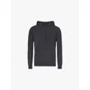 7 For All Mankind Ens Grey Stitching Long-sleeves Regular-fit Cashmere Hoody In Grey