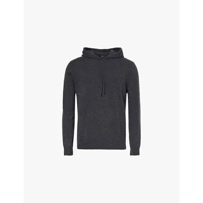 7 For All Mankind Ens Grey Stitching Long-sleeves Regular-fit Cashmere Hoody