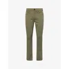 7 For All Mankind Ens  Slimmy Luxe-performance Stretch-denim Jeans In Gray