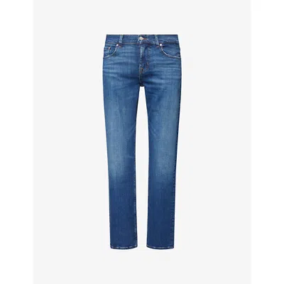 7 For All Mankind Ens Slimmy Luxe-performance Denim Jeans Sonora