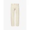 7 For All Mankind Ens Twist Modern Straight-leg Denim Jeans Sunfaded Sand In Neutral
