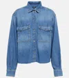 7 For All Mankind Hemdjacke Eve Aus Denim In Clear Day