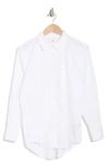 7 For All Mankind Everyday Button Down Shirt In White