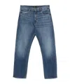 7 For All Mankind Faded Vintage Denim Trousers In Blue