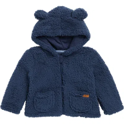 7 For All Mankind Babies'  Faux Shearling Bear Jacket In Blue