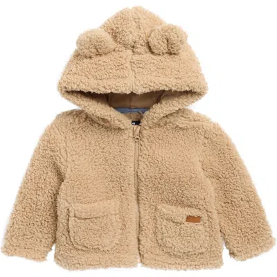 7 For All Mankind Babies'  Faux Shearling Bear Jacket In Neutral