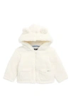 7 For All Mankind Faux Shearling Bear Jacket In White