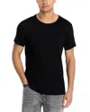7 For All Mankind Feather Weight T-shirt In Black