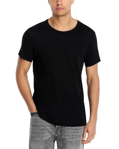 7 For All Mankind Featherweight Tee In Black