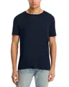 7 For All Mankind Feather Weight Crewneck T-shirt In Blue