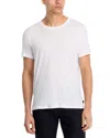 7 For All Mankind Feather Weight Crewneck T-shirt In White