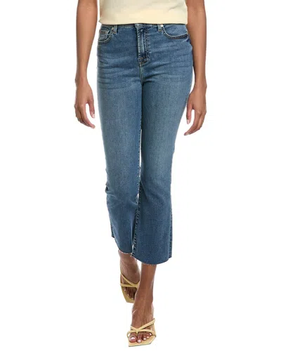 7 For All Mankind Felicity High-waist Slim Kick Jean In Blue
