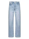 7 For All Mankind Five-pocket Back-patch Jeans In Blue