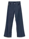 7 For All Mankind Weightless Denim Pleated Trouser