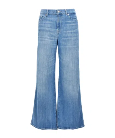 7 For All Mankind Five-pocket Jeans In Blue