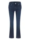 7 For All Mankind Logo Denim Jeans In Blue