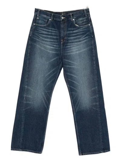 7 For All Mankind Five-pocket Jeans In Blue