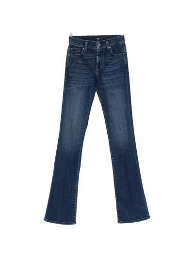 7 For All Mankind Five-pocket Jeans In Blue