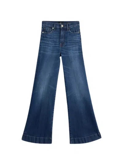 7 For All Mankind Five-pocket Jeans In Blue