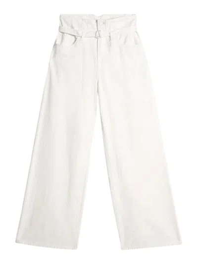 7 For All Mankind Five Pocket Pants In White