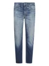 7 For All Mankind Slim Fit Tapered Jeans In Blue