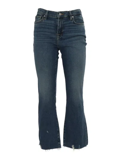 7 For All Mankind Flared Ankle-length Jeans