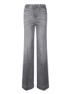 7 For All Mankind Modern Dojo High-rise Flared Jeans In Grey