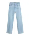 7 For All Mankind Flared Denim Trousers In Blue