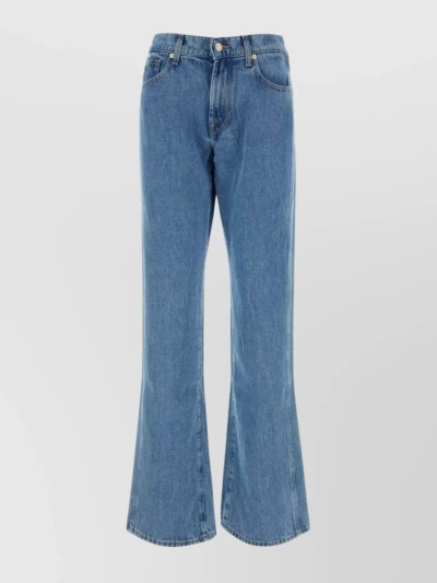 7 For All Mankind Tess Trouser Valentine Clothing In Blue