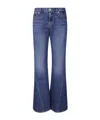 7 For All Mankind Flared Jeans In Blue