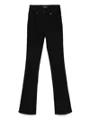 7 For All Mankind Flared Jeans In Black