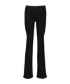 7 For All Mankind Flared Jeans In Black