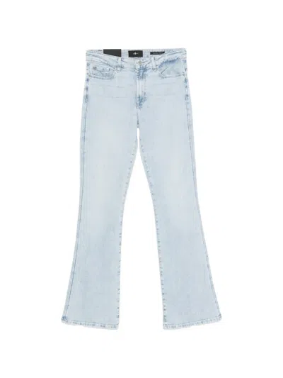 7 For All Mankind The Leggy Bootcut Dewdrop In Blue