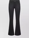 7 For All Mankind Flared Leg Tailored Trousers Five Pocket Design In Black