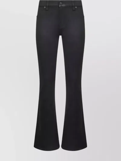 7 FOR ALL MANKIND FLARED LEG TAILORED TROUSERS FIVE POCKET DESIGN