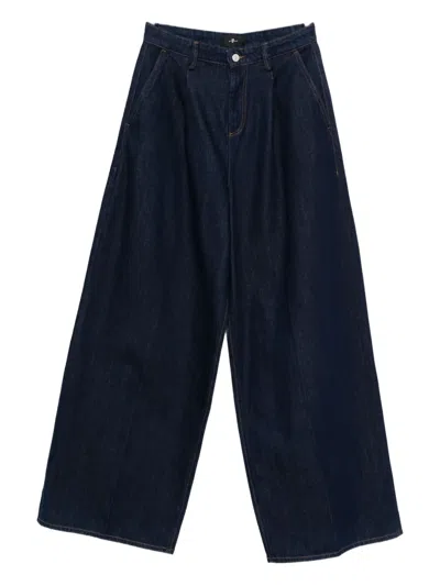 7 For All Mankind Jeans Franklin In Blue