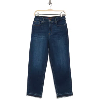 7 For All Mankind Fray Hem Modern Straight Leg Jeans In Freesia