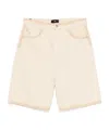 7 For All Mankind Denim Shorts With Belt Loops