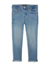 7 FOR ALL MANKIND GIRL'S LIGHT WASHED MID RISE JEANS