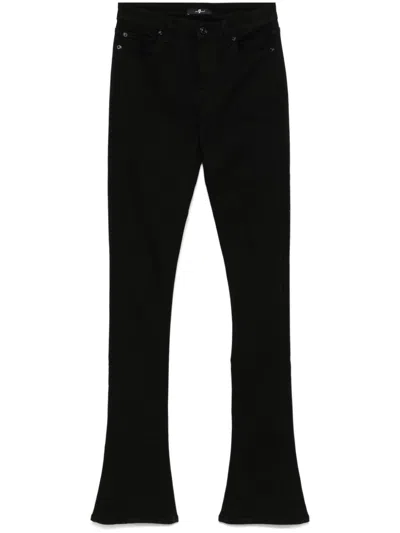 7 For All Mankind Gloom Jeans In Schwarz