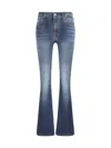 7 For All Mankind Gran Canyon Dark Blue Bootcut Jeans In Dark Blue