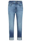 7 For All Mankind Belt-loop Jeans In Blue