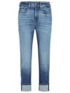 7 For All Mankind Belt-loop Jeans In Blue