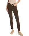 7 For All Mankind Gwenevere Hot Fudge High-rise Corduroy Jean In Brown