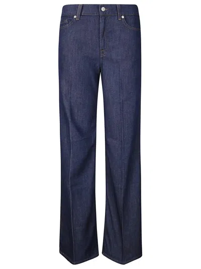 7 For All Mankind Halona Fight Jeans In Blue