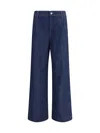 7 For All Mankind High Rise Wide Leg Pants In Halona