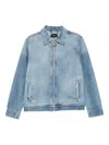 7 For All Mankind `harrington Jacket Mason` Jacket In Blue