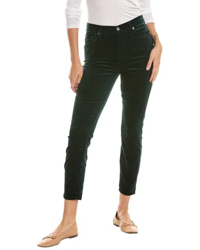 7 For All Mankind High-rise Ankle Skinny Jean In Black