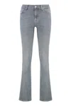 7 For All Mankind High-rise Bootcut Jeans In Gray