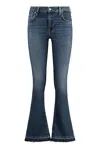 7 For All Mankind High-rise Bootcut Jeans In Denim